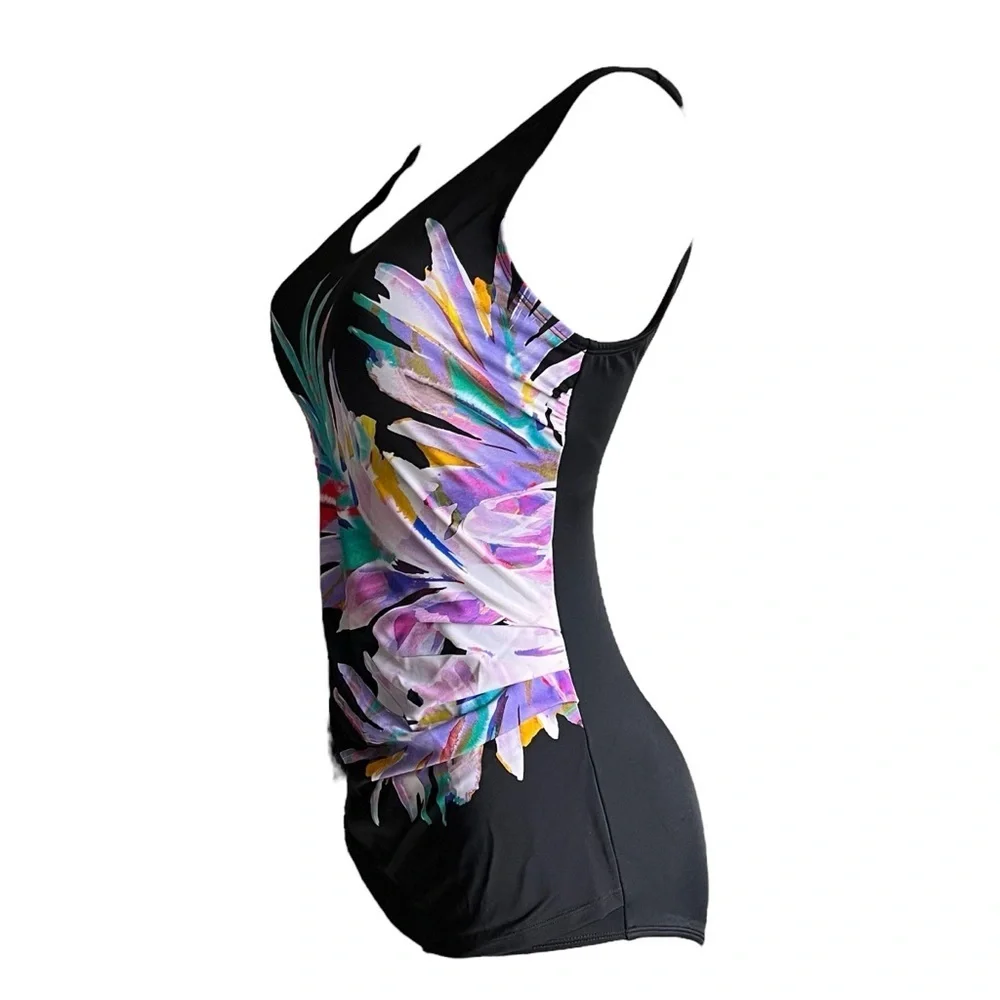 Kim Gravel x Swimsuits For All Sarong Front Suit - Picture 4 of 6